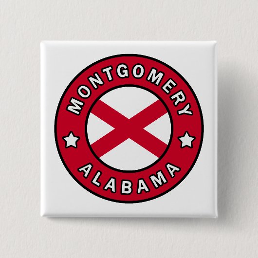 Montgomery Alabama Button (Vorderseite)