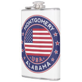 Montgomery, Alabama Flachmann (Links)