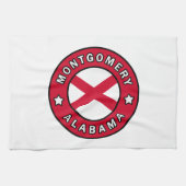 Montgomery Alabama Geschirrtuch (Horizontal)