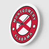 Montgomery Alabama Große Wanduhr (Winkel)