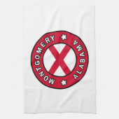 Montgomery Alabama Handtuch (Vertikal)