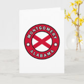 Montgomery Alabama Karte (Gelbe Blume)