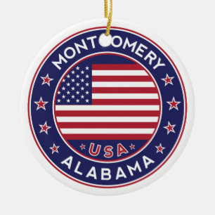 Montgomery, Alabama Keramik Ornament