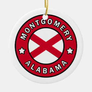 Montgomery Alabama Keramik Ornament