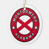 Montgomery Alabama Keramik Ornament (Links)