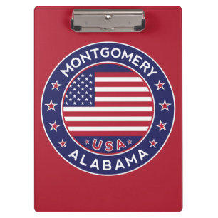 Montgomery, Alabama Klemmbrett