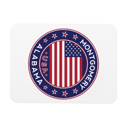 Montgomery, Alabama Magnet (Horizontal)