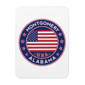 Montgomery, Alabama Magnet (Vertikal)