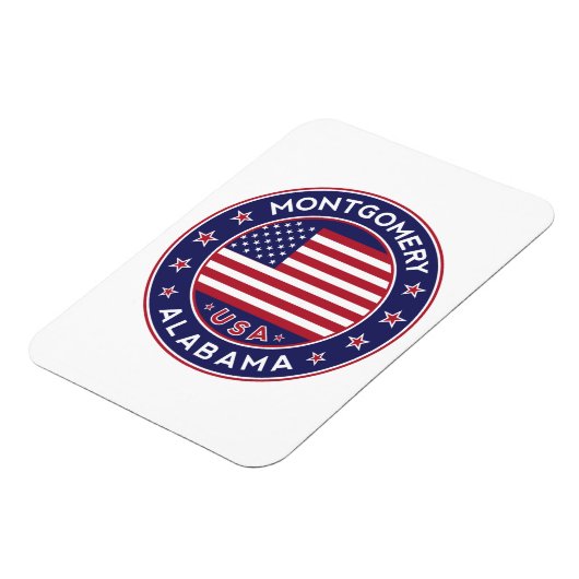 Montgomery, Alabama Magnet (Linke Seite)