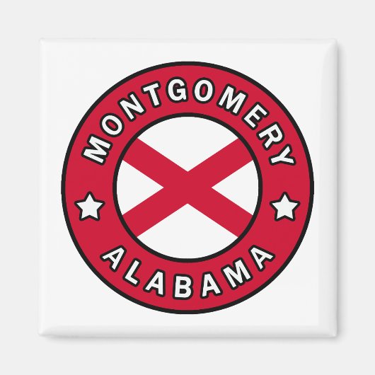 Montgomery Alabama Magnet (Vorne)
