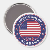 Montgomery, Alabama Magnet (Vorderseite/Rückseite)