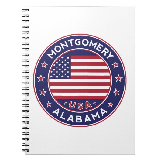 Montgomery, Alabama Notizblock (Vorderseite)