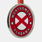 Montgomery Alabama Ornament Aus Metall (Rechts)