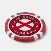 Montgomery Alabama Pokerchips (Einzeln)
