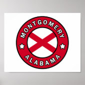 Montgomery Alabama Poster (Vorne)