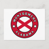 Montgomery Alabama Postkarte (Vorderseite)