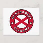 Montgomery Alabama Postkarte (Vorderseite)
