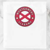 Montgomery Alabama Quadratischer Aufkleber (Tasche)