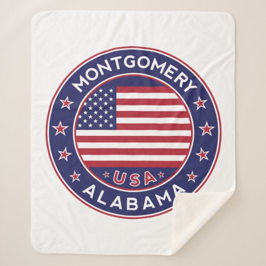 Montgomery, Alabama Sherpadecke (Vorderseite)