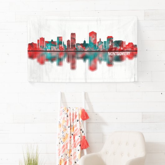 Montgomery Alabama Skyline Banner (Insitu)