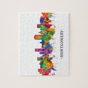 Montgomery Alabama Skyline Puzzle