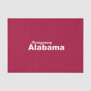 Montgomery, Alabama Tissue Paper Seidenpapier