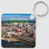 Montgomery, Alabama Weihnachtsgrüße Schlüsselanhänger (Rückseite)