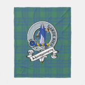 Montgomery Ancient Clan Abzeichen Tartan Kariert Fleecedecke (Vorderseite)