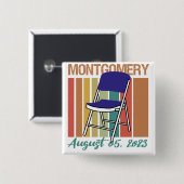 Montgomery Brawl Folding August 5 2023 Button (Vorne & Hinten)