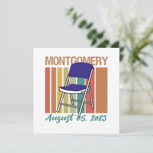 Montgomery Brawl Folding August 5 2023 Einladung (Stehend Vorderseite)