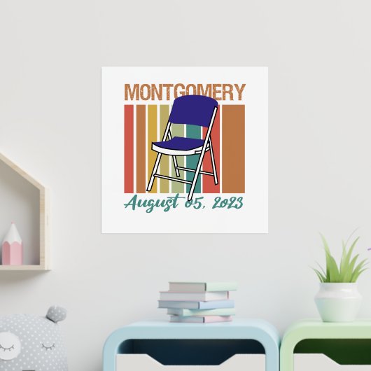 Montgomery Brawl Folding August 5 2023 Foliendrucke (In Situ (Kinderzimmer))