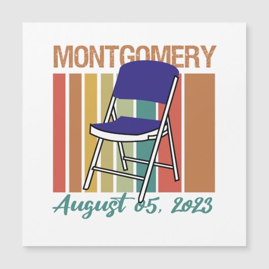Montgomery Brawl Folding August 5 2023 Magnetkarte (Vorderseite)