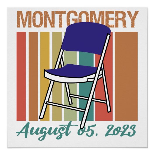 Montgomery Brawl Folding August 5 2023 Poster (Vorderseite)