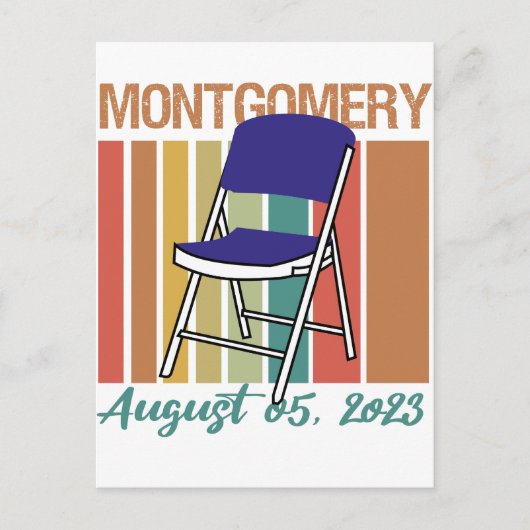 Montgomery Brawl Folding August 5 2023 Postkarte (Vorderseite)