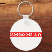 Montgomery-Briefmarke Schlüsselanhänger (Vorderseite)