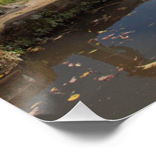 Montgomery Canal Shropshire England Poster (Ecke)