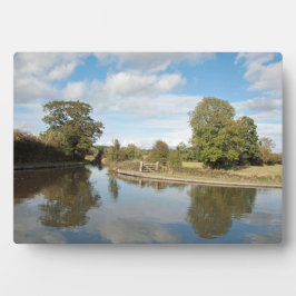 Montgomery Canal Shropshire Fotoplatte