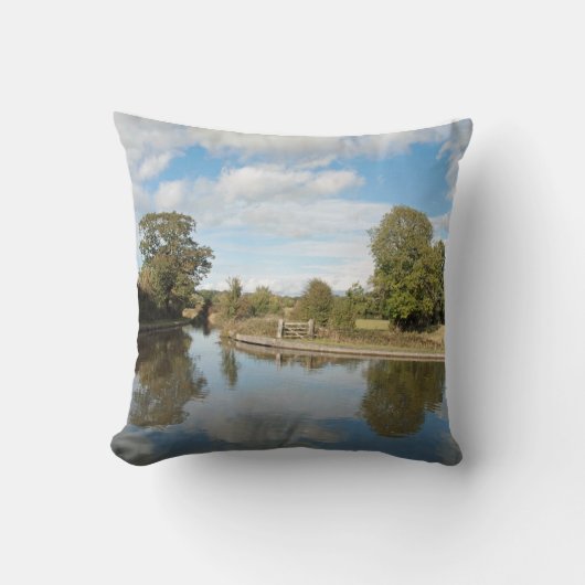 Montgomery Canal Shropshire Kissen (Vorderseite)
