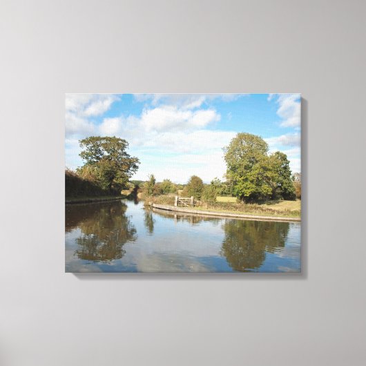 Montgomery Canal Shropshire Leinwanddruck (Vorderseite)