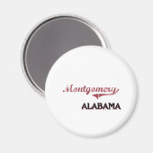 Montgomery City Classic Magnet (Vorderseite/Rückseite)