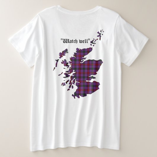 Montgomery Clan Women Große Größe T-Shirt (Design Rückseite)