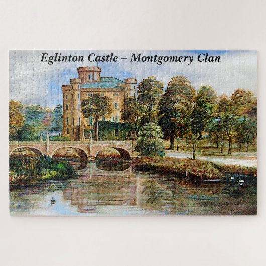 Montgomery Clans Eglinton Castle Scotland Puzzle (Horizontal)
