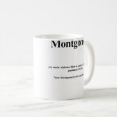 Montgomery coffee mug  kaffeetasse (VorderseiteRechts)