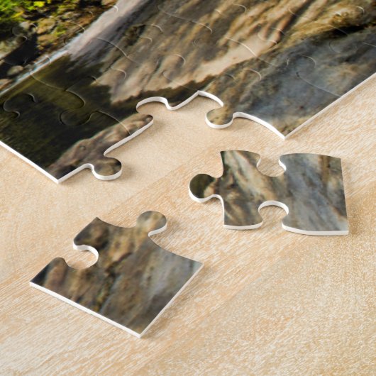 Montgomery Covered Bridge mit Laub Puzzle (Seite)