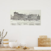 Montgomery East Side Kalifornien und Sacramento Poster (Küche)