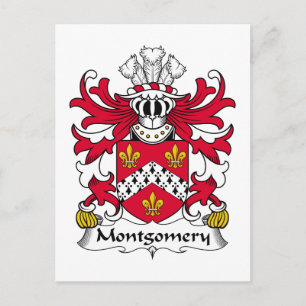 Montgomery Familienwappen Postkarte