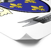 Montgomery-Familienwappen-Wappen Poster (Ecke)