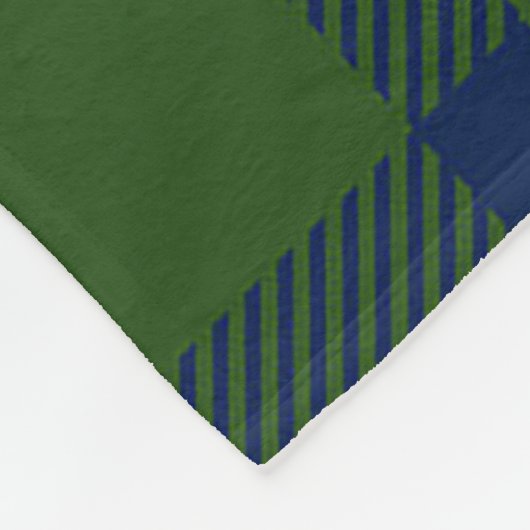 Montgomery Jagd Kariert Fleecedecke (Ecke)