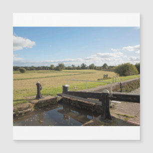 Montgomery-Kanal Shropshire England Magnetkarte