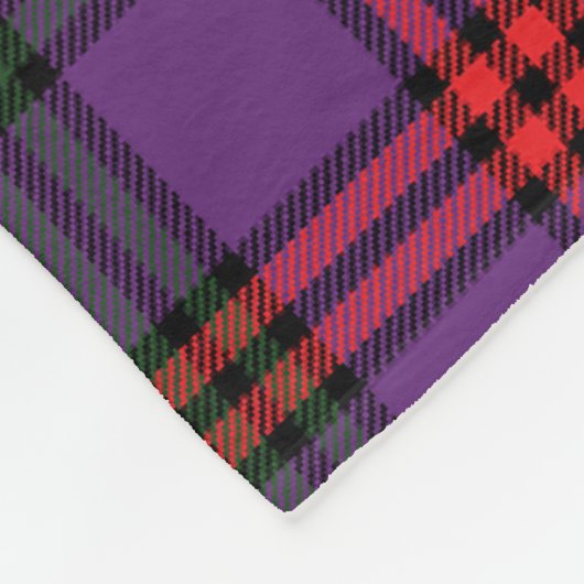 Montgomery Modern Clan Abzeichen Tartan Kariert Fleecedecke (Ecke)